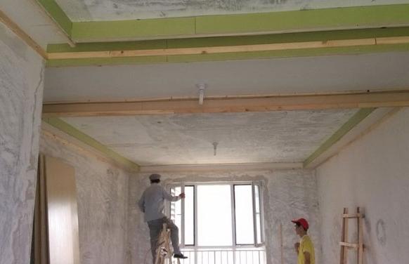 Home drywall ceiling